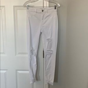AE white denim